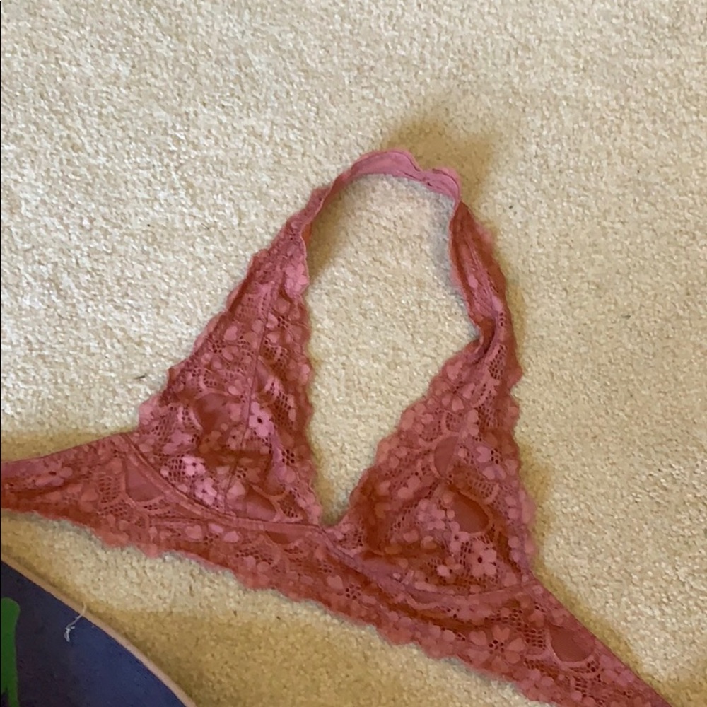 Free people small bra in rust
